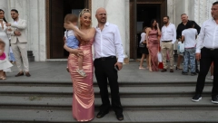 MAJIN MUŽ ČASTI TRUBAČE Berovićeva krstila sina, haos ispred Hrama Svetog Save