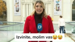 UKLJUČENJE UŽIVO POŠLO PO ZLU Dok je voditeljka izveštavala, iza nje se pojavio muškarac i uradio OVO (VIDEO)