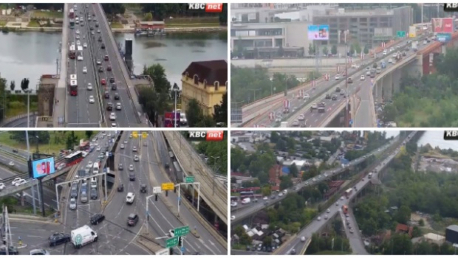 KOLAPS JUTROS NA GAZELI Evo kakva je situacija u ostalim delovima grada (FOTO)