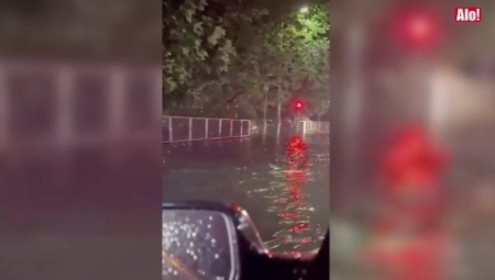 DRAMATIČNI SNIMCI IZ BEOGRADA Nevreme napravilo potop, automobili se jedva probijaju! (VIDEO)