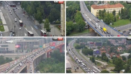 NA JEDNOM DELU ČEP, NA DRUGOM KILOMETARSKA KOLONA Jutros je u glavnom gradu PRILIČNO HAOTIČNO - ovuda nemojte ako ne morate (FOTO)