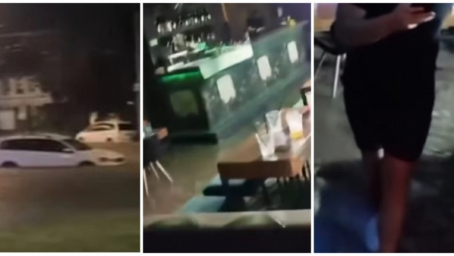 APOKALIPTIČNE SCENE NOĆAS U BEOGRADU Potopljen noćni klub, ljudi VRIŠTALI potopljeni do kolena - od automobila se samo KROVOVI NAZIRU (VIDEO)