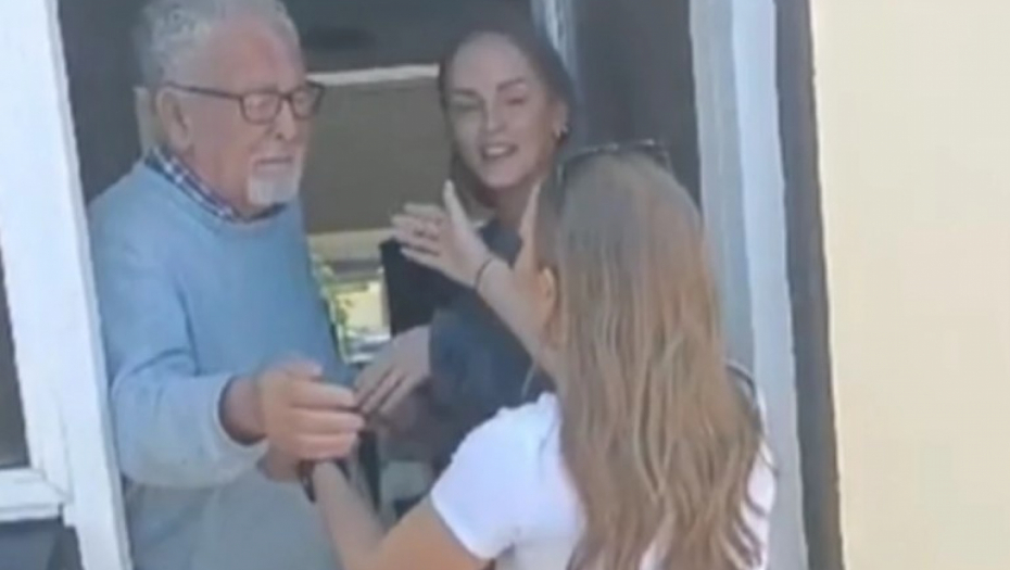 NISU POSETILE DEDU DUŽE OD 2 GODINE Kada ih je video, samo se uhvatio za glavu! (VIDEO)