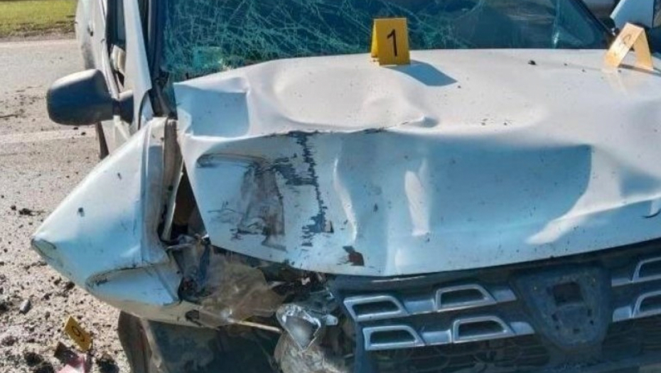 STRAHOVIT UDES KOD KIKINDE Od siline udara automobil je uništen