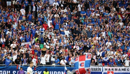 BRAĆA SLOVACI Pogledajte kako su naši prijatelji podržali Srbiju na Evropskom prvenstvu (FOTO)
