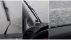 JAK GRAD LOMIO ŠOFERKE Nezapamćeno nevreme u Sloveniji, popaljeni alarmi u Hrvatskoj! NEVREME SE KREĆE KA SRBIJI