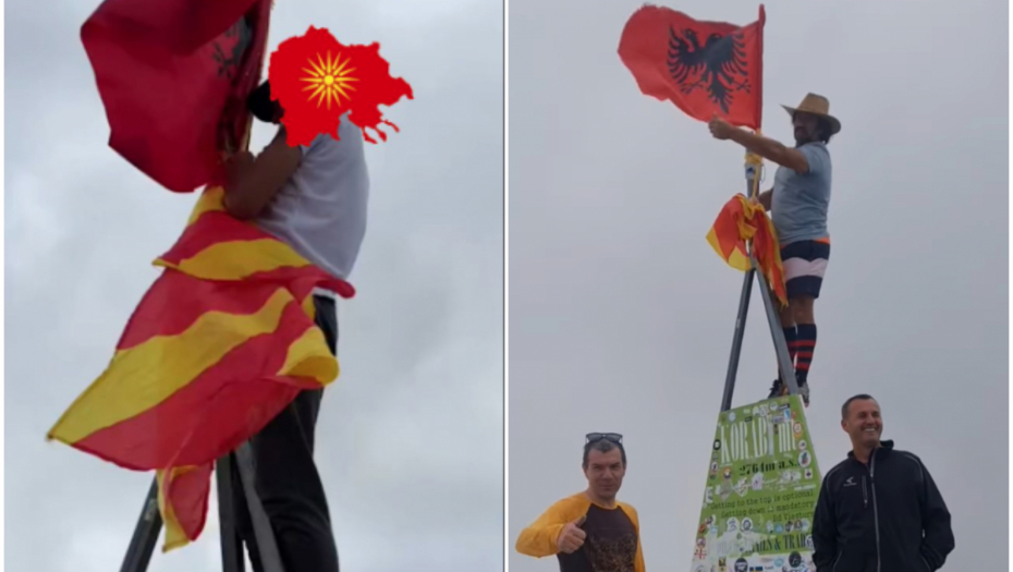 MAKEDONSKA ZASTAVA VRAĆENA NA GOLEM KORAB Incident podsetio na napetost između Makedonaca i Albanaca