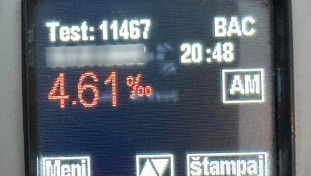 TINEJDŽER BIO ZA VOLANOM MEČKE SA 1,42 PROMILA  Evo po čemu će pamtiti kaznu saobraćajne policije
