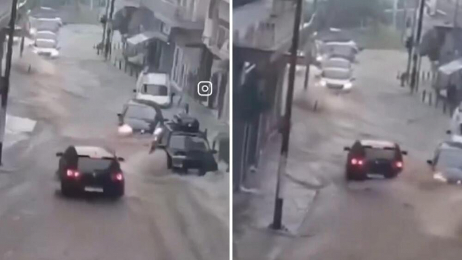 GRČKA POD VODOM, APOKALIPTIČNI SNIMCI PRESTRAVILI LJUDE! U dva sata zabeleženo 400 udara GROMOVA! (VIDEO)