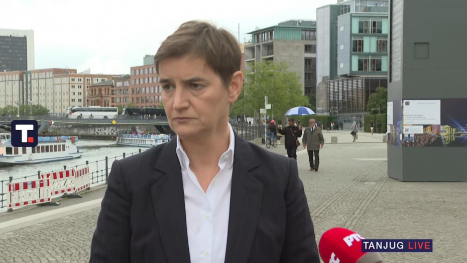 "VAŽNO DA IMAMO ŠTO BOLJU KOMUNIKACIJU SA NEMAČKOM, RAZGOVOR JE UVEK DOBAR" Brnabić se obratila građanima iz Berlina (VIDEO)
