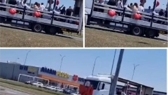"OVO IMA SAMO U ČAČKU" Svatovi na veselje stigli u prikolici, snimak svadbe oduševio mnoge