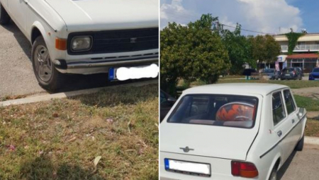 STOJADIN NA LETOVANJU U GRČKOJ Kultni automobil sa srpskim tablicama osvaja plaže Nea Plagije