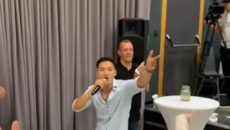 "MALO VISKI, MALO KOKA-KOLA" Kinez kumovao na SRPSKOJ SVADBI, pa oduševio sve prisutne kad se latio mikrofona (VIDEO)