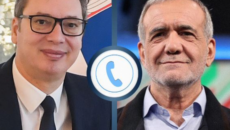 VUČIĆ RAZGOVARAO SA NOVIM PREDSEDNIKOM IRANA "Razmotrili smo mogućnosti za produbljivanje saradnje između naših zemalja"