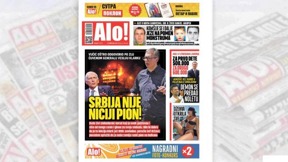 "SRBIJA NIJE NIČIJI PION" Vučić oštro odgovorio po zlu čuvenom generalu Klarku