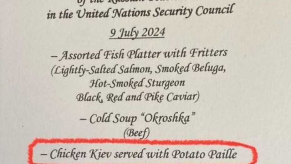 "ONI SU KANIBALI!" Ruski meni iz UN razbesneo Ukrajince: Ovo su im servirali samo dan posle napada na Kijev!