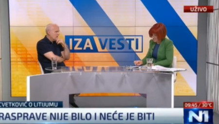 UDAR ISTINE U MOZAK! Voditeljki N1 se omaklo: U 10 država Evrope će se kopati litijum, a samo se u Srbiji digla buka!