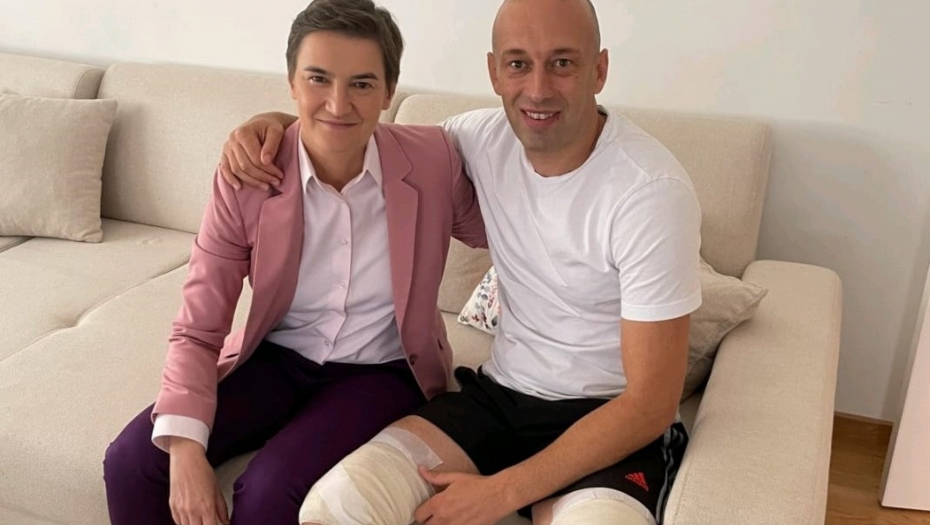 ANA BRNABIĆ POSETILA NARODNOG POSLANIKA RADOSLAVA MILOJIČIĆA KENU: "Postoje trenuci u životu u kojima se pokažu pravi prijatelji"