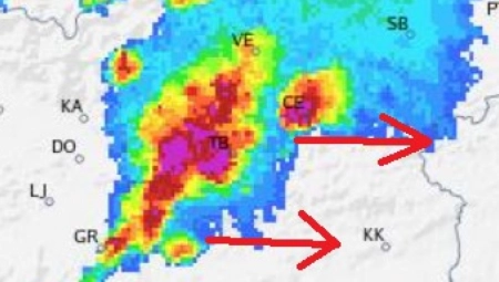 SNAŽNO NEVREME U OVOM DELU BALKANA Upaljen alarm, radarski snimci otkrivaju šta se sprema!