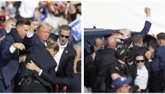 TRAMPOVI PROTIVNCI IMA DA PRESVISNU OD MUKE Metak ga pogodio, on prkosno stegnuo pesnicu! Evo šta to znači