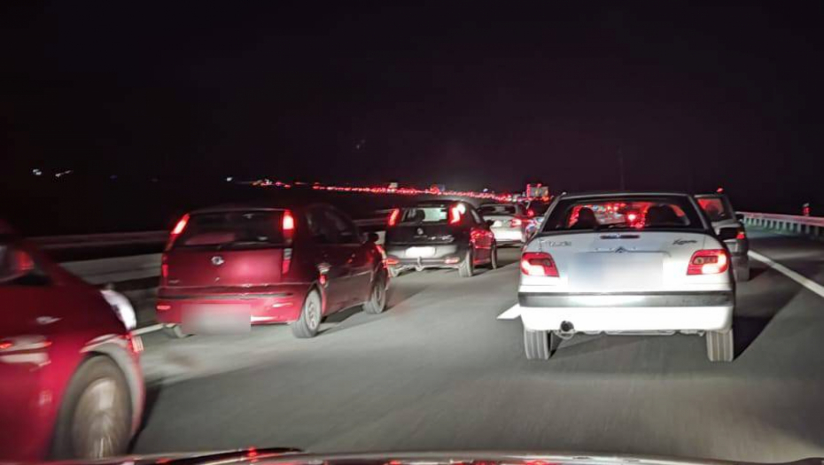 KILOMETARSKE KOLONE NA ULAZU U BEOGRAD Vozila mile auto-putem Miloš Veliki, a ovo je razlog (FOTO)