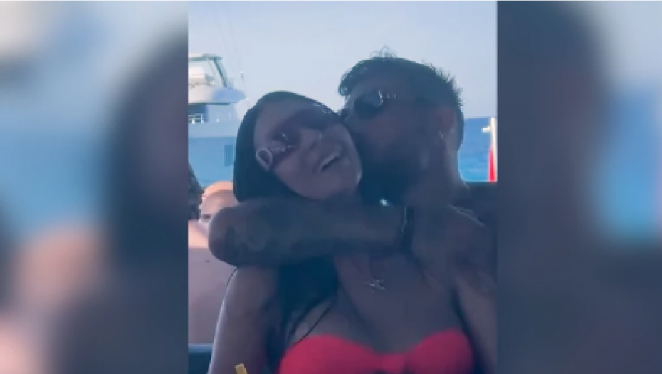 NEMANJA JE GRLI I LJUBI NA PLAŽI! Anastasija i Gudelj u ljubavnom zanosu, proslavili prvu godišnjicu braka