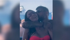 NEMANJA JE GRLI I LJUBI NA PLAŽI! Anastasija i Gudelj u ljubavnom zanosu, proslavili prvu godišnjicu braka