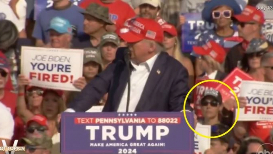 ŠTA RADI OVA ŽENA DOK PUCAJU NA TRAMPA? Teorije zavere o ženi koja je bila iza bivšeg predsednika tokom pucnjave!