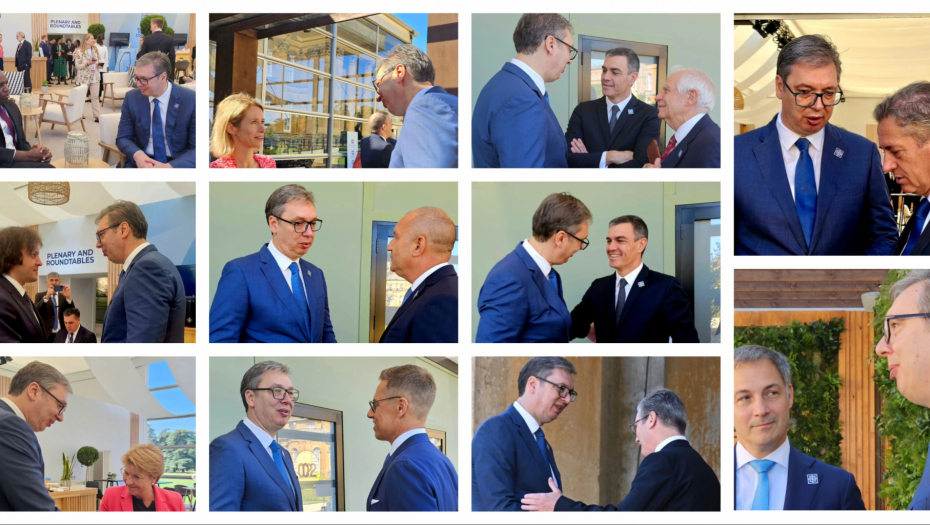 REKLI SU DA JE VUČIĆ "IZOLOVAN" Predsednik Srbije sastao se sa svim evropskim liderima u Londonu (FOTO)