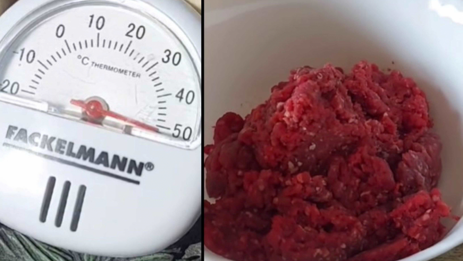 NOVOSAĐANIN IZMERIO 50 STEPENI NA TERASI Rešio da skuva ručak na suncu, od panja i podmetača napravio ringlu, evo kako je ispalo! (VIDEO)