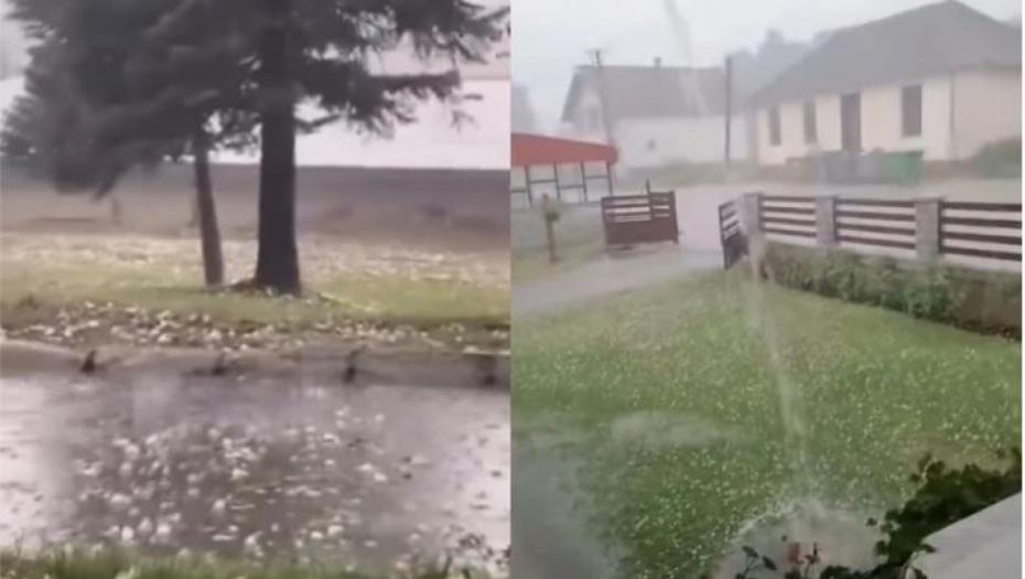 RHMZ IZDAO NOVO UPOZORENJE Jak grad se sručio na Gornji Milanovac, na udaru i Lazarevac: Kiša pada i u Beogradu (VIDEO)