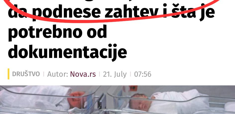 RETKI MOMENTI KADA NA OPOZICIONIM MEDIJIMA ISPLIVA ISTINA: Tako je, država brine o majkama i deci više nego ikada do sada!