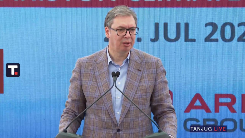 "OVO JE DESETA FABRIKA KOJOJ POSTAVLJAM KAMEN TEMELJAC" Vučić: Do sada je osam otvoreno, velike su stvari i vesti za Niš