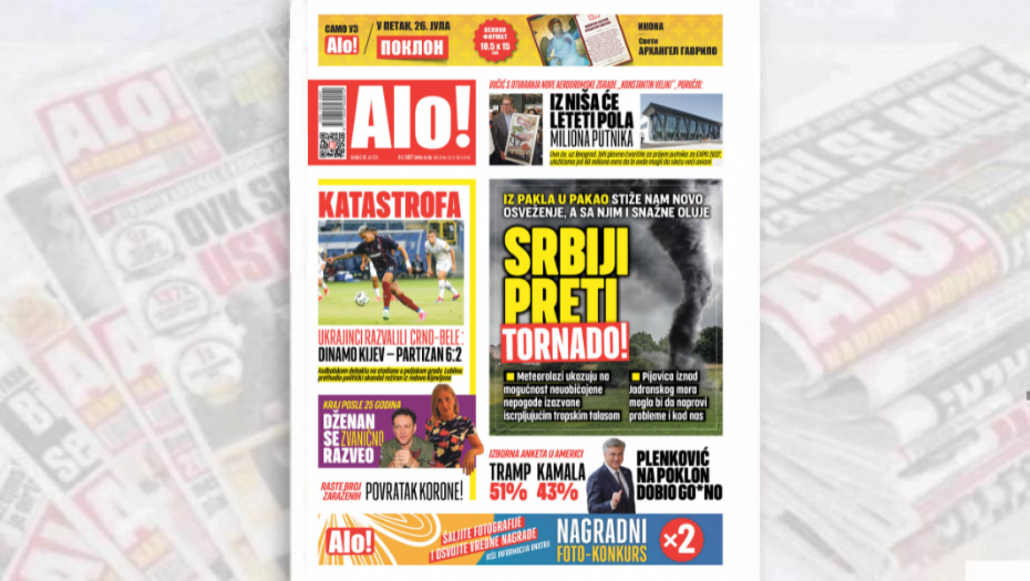 SRBIJI PRETI TORNADO! IZ PAKLA U PAKAO:  Stiže nam osveženje, a sa njim i snažne oluje