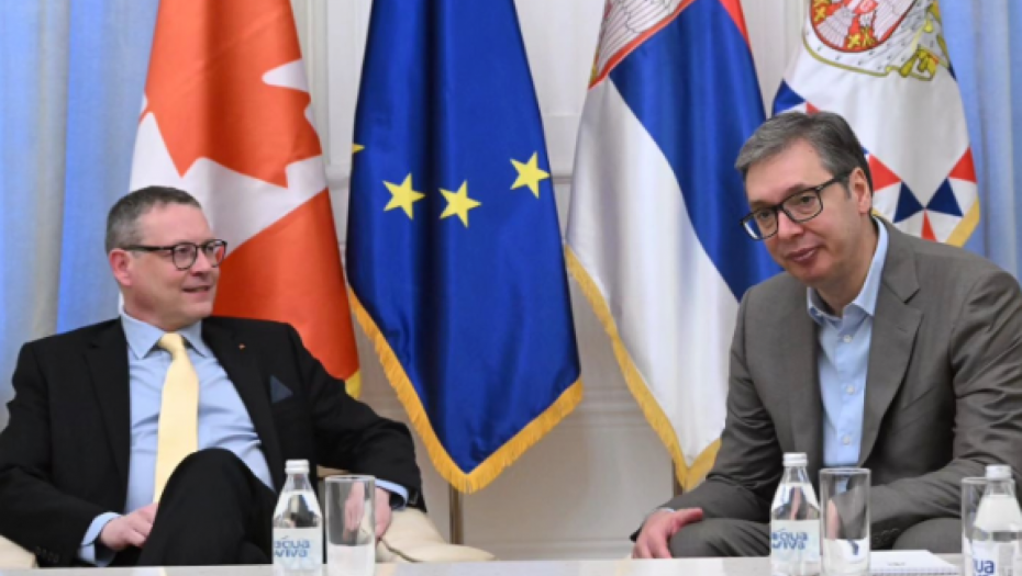 VUČIĆ PRIMIO U OPROŠTAJNU POSETU AMBASADORA KANADE "Zahvalio sam na podršci koju Kanada pruža evropskom putu Srbije"