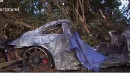 U SPRŽENOM PORŠEU NAŠLI TELA OCA I SINA! Jezive scene na auto-putu (VIDEO)