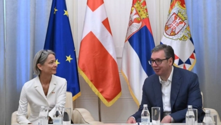VUČIĆEVA PORUKA AMBASADORKI DANSKE Evropska unija ostaje strateški prioritet Srbije, HVALA NA PODRŠCI