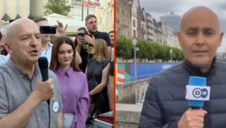 LEDENI TUŠ ZA RATKA RISTIĆA! Novinar se uključio u program i ogolio izmišljotine o Nemačkoj i litijumu (VIDEO)