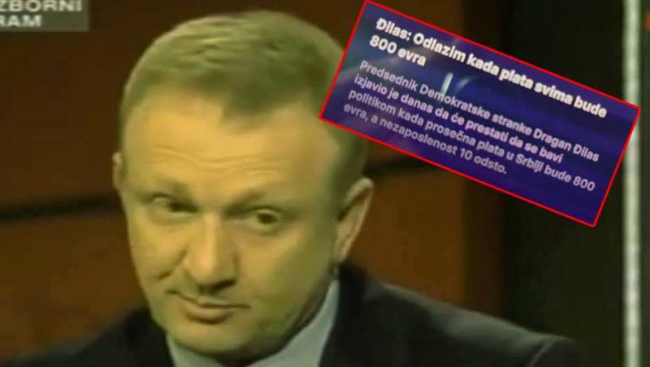 PLATE VEĆE OD 800 EVRA, A NEZAPOSLENOST JE 9%! Đilas je poslednja osoba koja od nekoga sme da traži ostavku i optužuje za laž