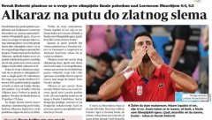 REDAKCIJA ŠOLAKOVOG "DANASA" U SUZAMA Pobeda Đokovića i osvojeno zlato za Srbiju im pomrsili konce!