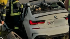 U UDESU KOD MIHAJLOVCA POGINULA JEDNA OSOBA Od BMW nije ostalo skoro ništa (FOTO)