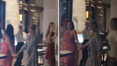 NOVAKOVA MAJKA IGRA KOLO SAMO PRŠTI! Haos u restoranu u Beogradu, pevačica snimila svaki detalj, Dijana na ivici suza