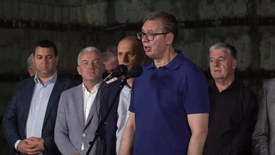 "118 MILIONA EVRA SU VREDNI GRAĐEVINSKI RADOVI"" Vučić obišao radove na izgradnji Tiršove 2 (VIDEO)