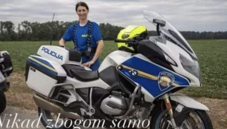 POLICAJKA NA MOTORU KOJA JE USMRTILA KAMIONDŽIJU SPASILA DRUGI ŽIVOT Porodica donirala njeno srce