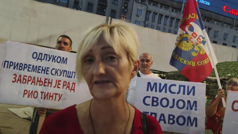 Pristalice Dunđera zauzele Terazije, gde treba da bude i protest protiv litijuma (VIDEO)