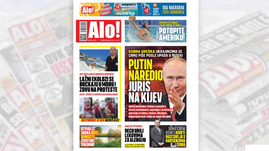 PUTIN NAREDIO JURIŠ NA KIJEV! Ukrajincima se crno piše posle upada u Rusiju