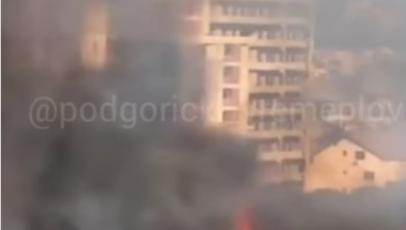 VELIKI POŽAR ZAHVATIO BAR! Iz grada kulja dim, vatra se se približila stambenim objektima (FOTO/VIDEO)