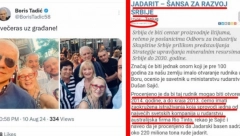 KAKO TE BRE NIJE SRAMOTA TE SEDE KOSE Tadić ide na protest protiv rudnika koji je trebalo da otvori pre 10 godina!