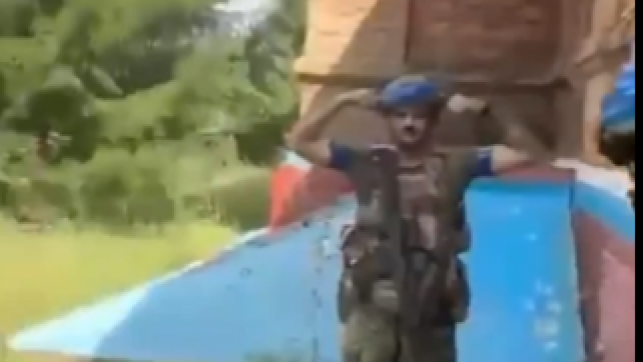 BOLAN PORAZ ZA RUSIJU Ukrajinci skinuli trobojku na ruskom tlu... (VIDEO)