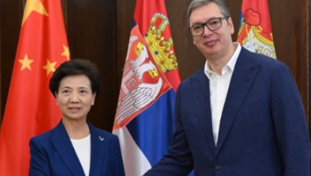 VUČIĆ SA VISOKOM KINESKOM ZVANIČNICOM Razgovor o najvažnijim pitanjima! Prenela mu srdačne pozdrave od predsednika Sija (FOTO)